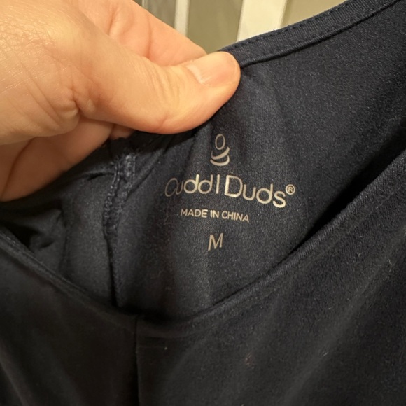 Cuddl Duds Wide Leg Flexwear V Neck Jumpsuit size medium - Picture 3 of 4